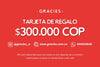 Tarjeta de Regalo Gracies
